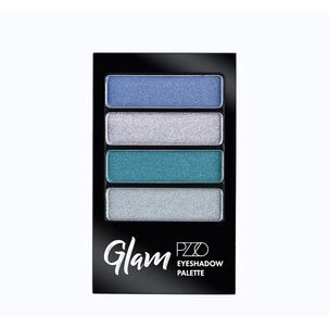 Sombras De Ojo Color Natural Petrizzio Glam Eyeshadow Palette  / Blue Sky