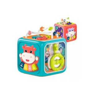 Juguete Cubo Didactico 6 En 1 Con Sonidos Estimulantes