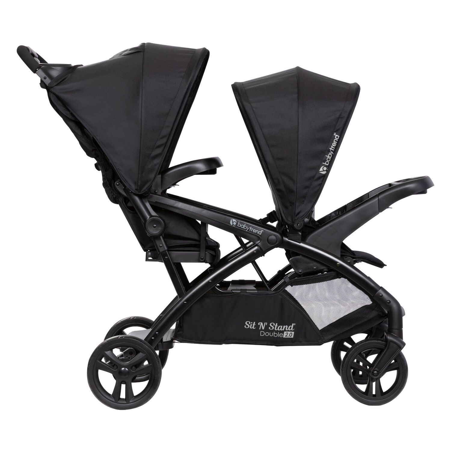 Coche Doble Sit N' Stand 2.0 Dash Black | Para 2 Ni&ntilde;os, Desde 6 Meses. image number 1.0