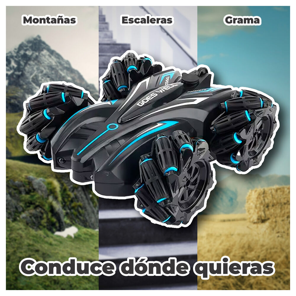 Auto Acrobático Rc Giratorio 360 Con Control Y Pulsera image number 1.0