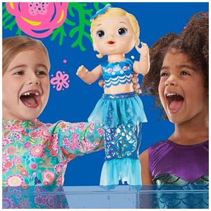 Juguete Muñeca Sirena Rubia Infantil Baby Alive Hasbro