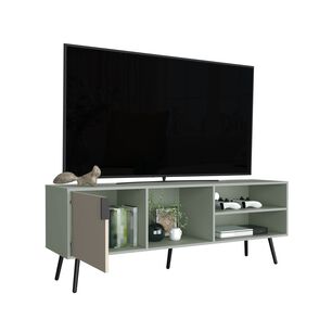 Rack Tv 65" Con 1 Puerta Abatible 58x160x40 Cm