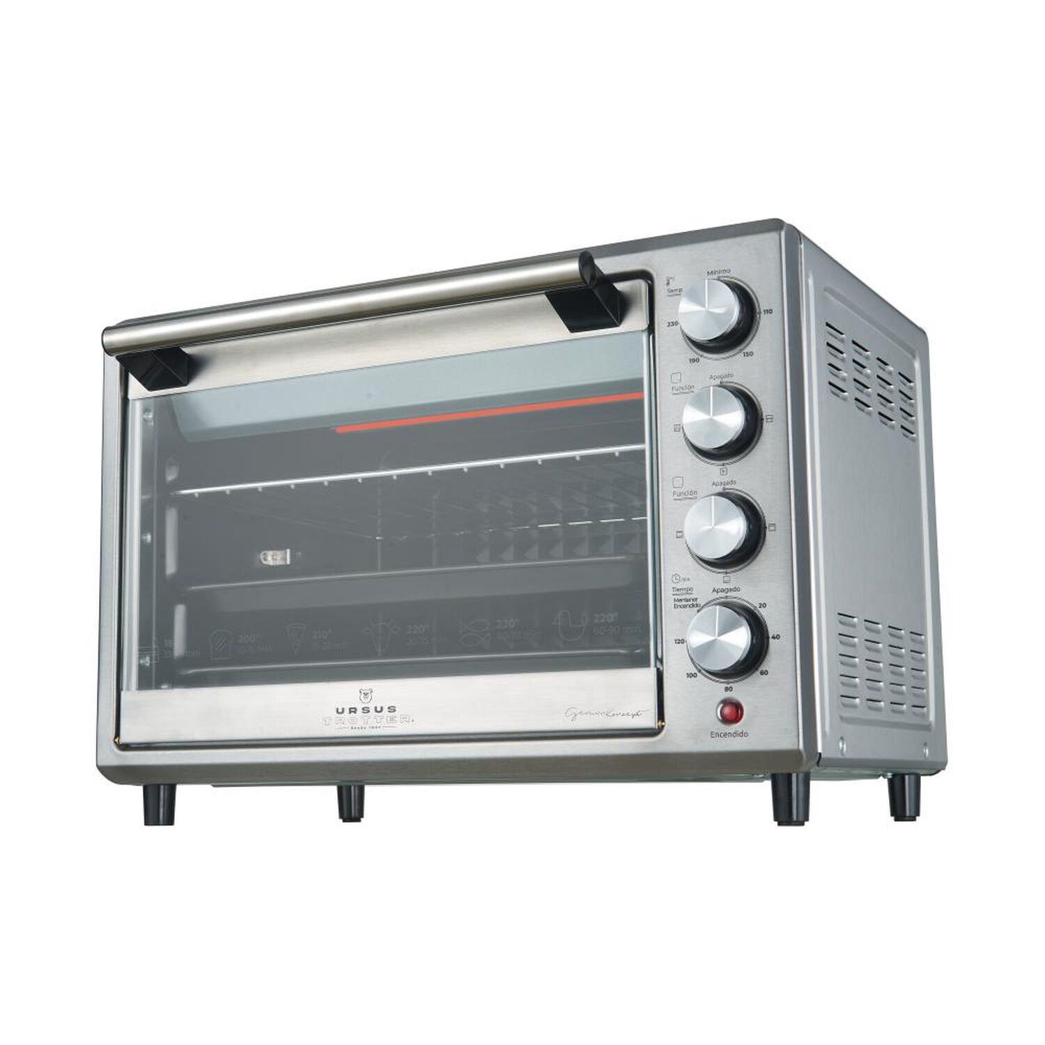 Horno El&eacute;ctrico Ursus Trotter UT-Backofen Pro-i 38l / 38 Litros / 1500W image number 0.0