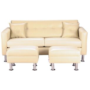 Sof&aacute; Bodevir New Retro / 3 Cuerpos + 2 Pouf