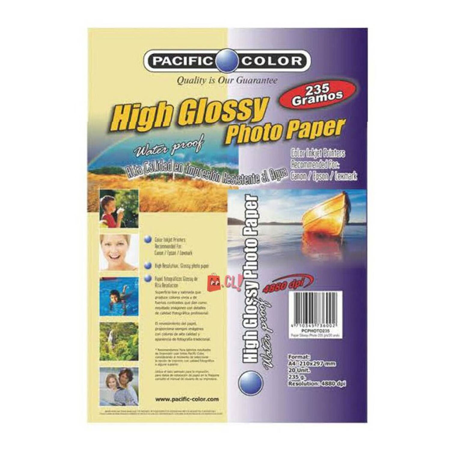 Papel Fotogr&aacute;fico Premium 235g High Quality - Pack 20 Hojas image number 4.0