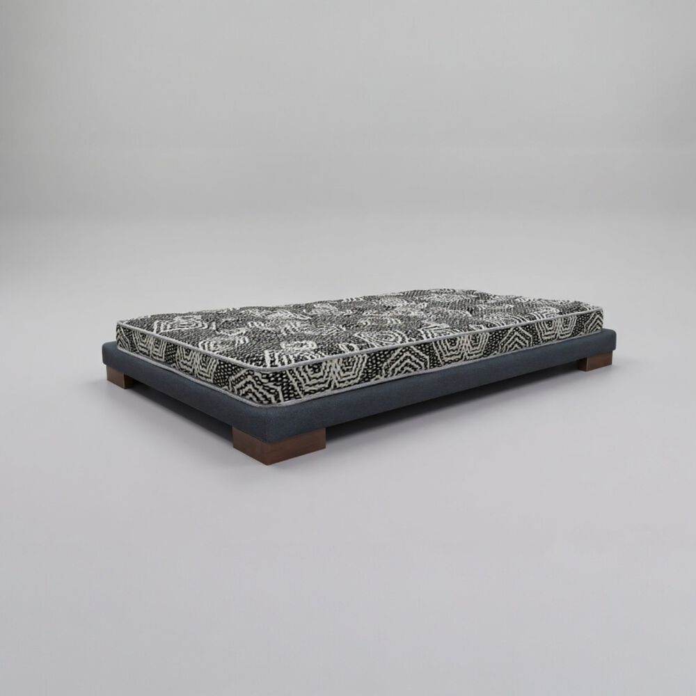 Cama 1 Plaza Box 8 Cm L180 Cm + Colchon Modelo Ideal / Con Patas De 6.5 Cm (gris) image number 1.0