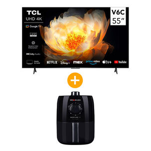 Smart TV 55" + Freidora de Aire 3 Litros