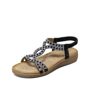 Sandalia Plana Casuales Pedrer&iacute;a Mujer Weide Js76