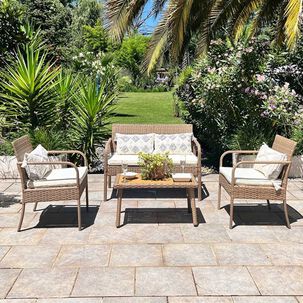 Juego Living Terraza Florencia 4 Personas