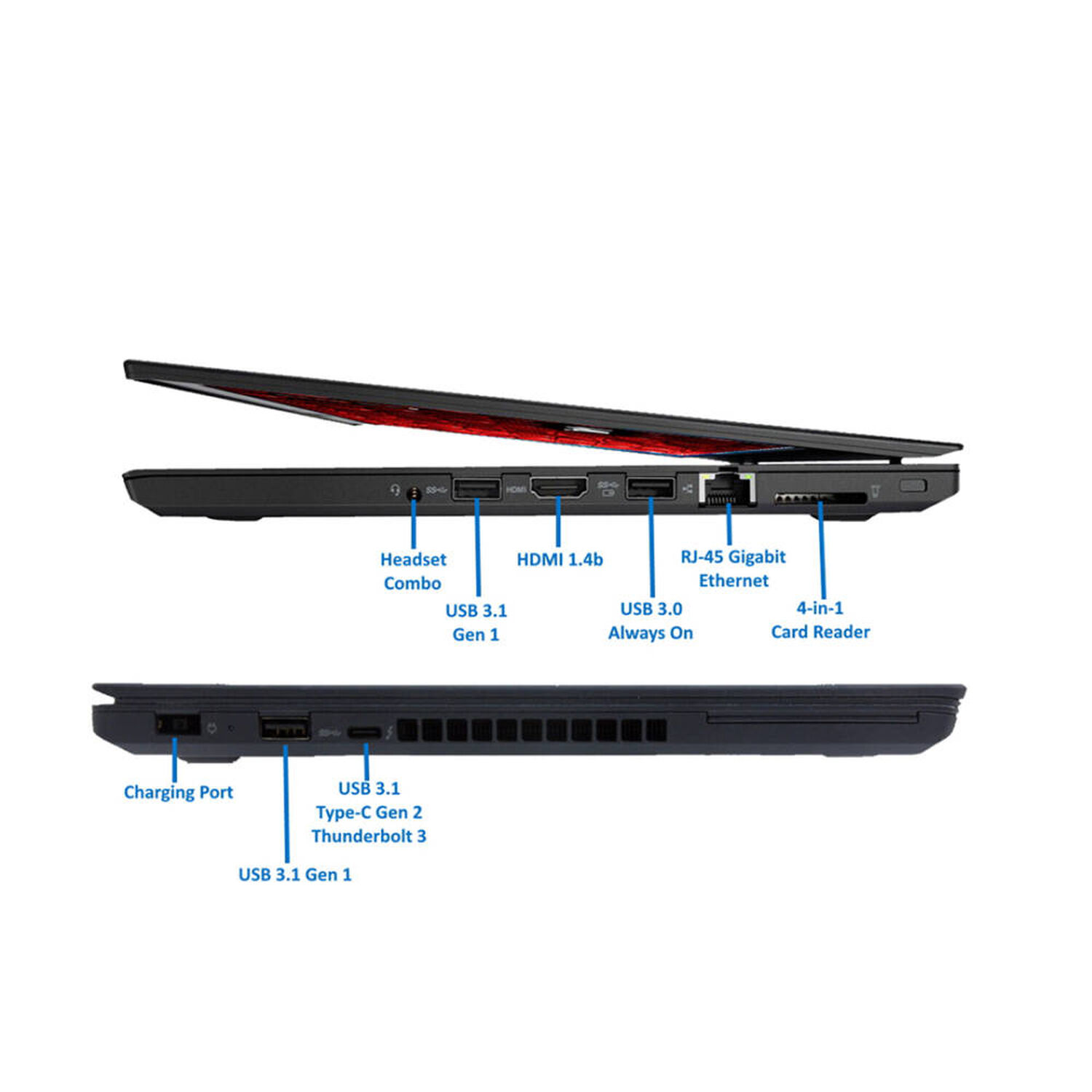 Notebook Lenovo Thinkpad T470 - Core I5 6ta Gen- 8gb De Ram - 256gb De Almacenamiento Reacondicionado image number 4.0
