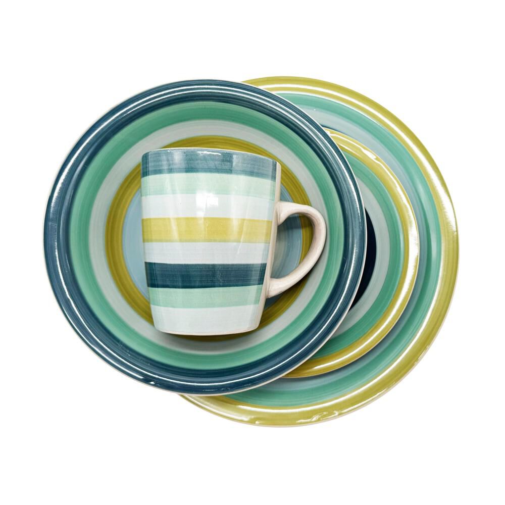 Juego De Vajilla Casaideal Oliva / 24 Piezas / 6 Personas image number 1.0