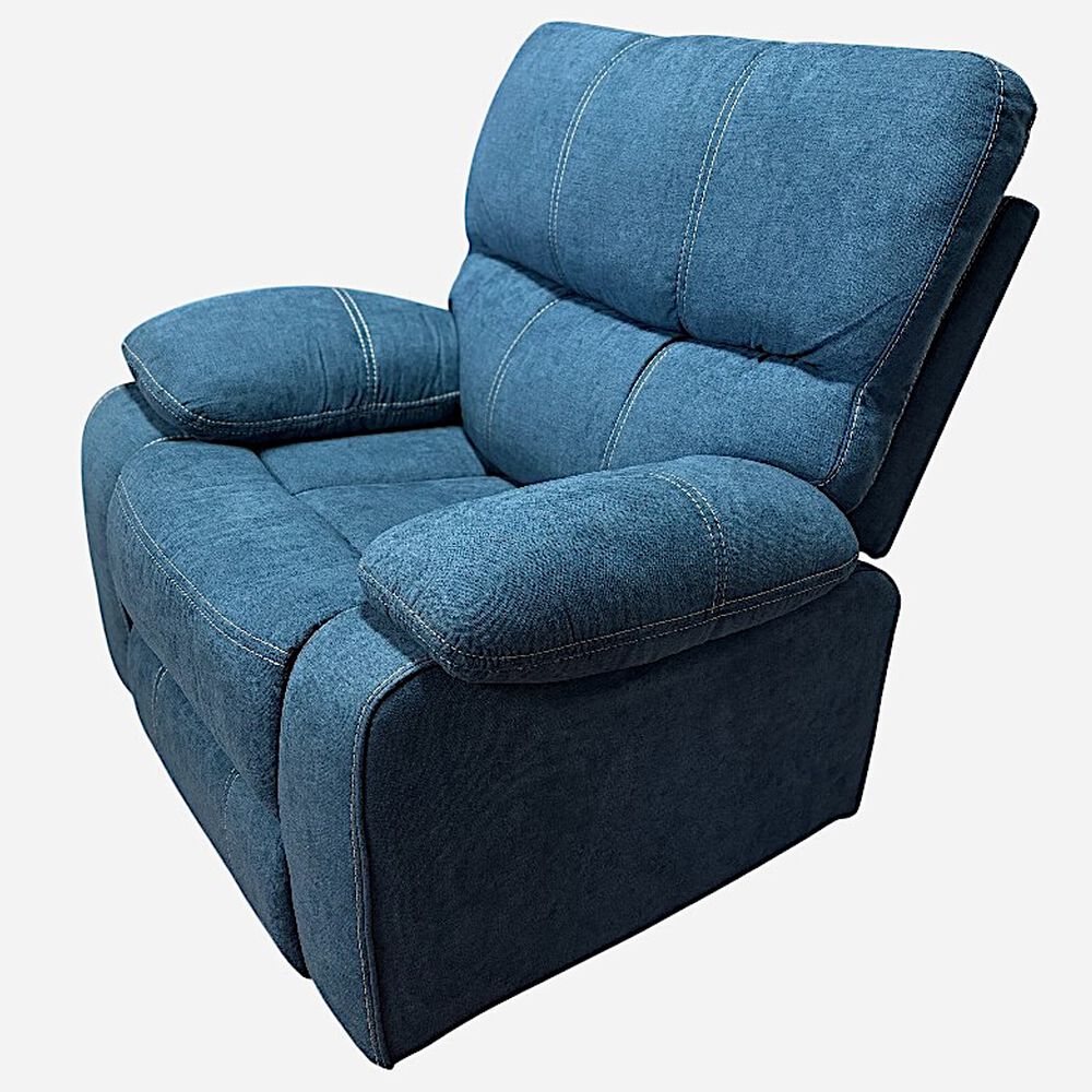 Berger Reclinable Electrico Relaxline Azul/usb image number 1.0