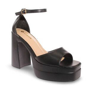 Sandalia Plataforma Negro V&iacute;a Franca Art. 5s310b0462black