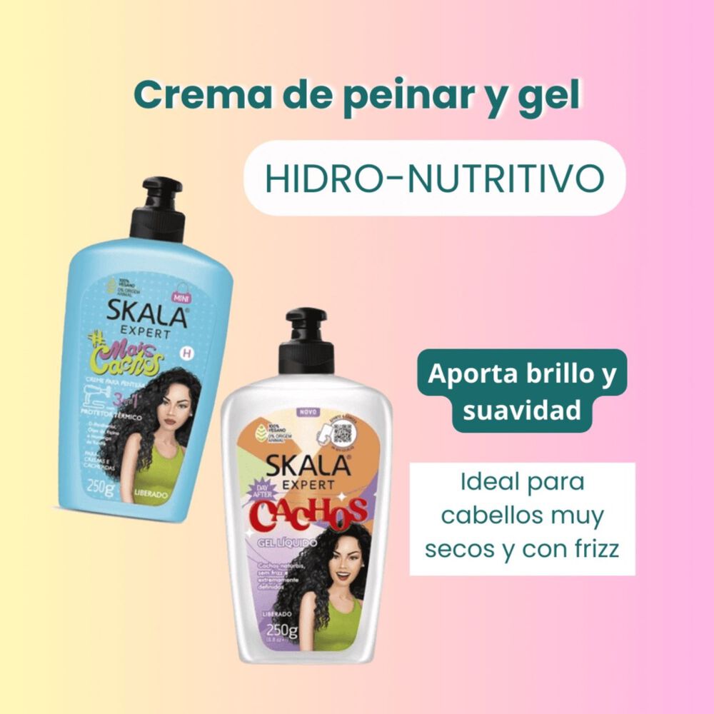 Crema Para Peinar 3en1 Mais Cachos Skala Expert 250 G image number 6.0