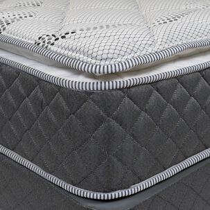 Cama Europea Celta Mediterráneo Plus / 2 Plazas / Base Dividida + Respaldo