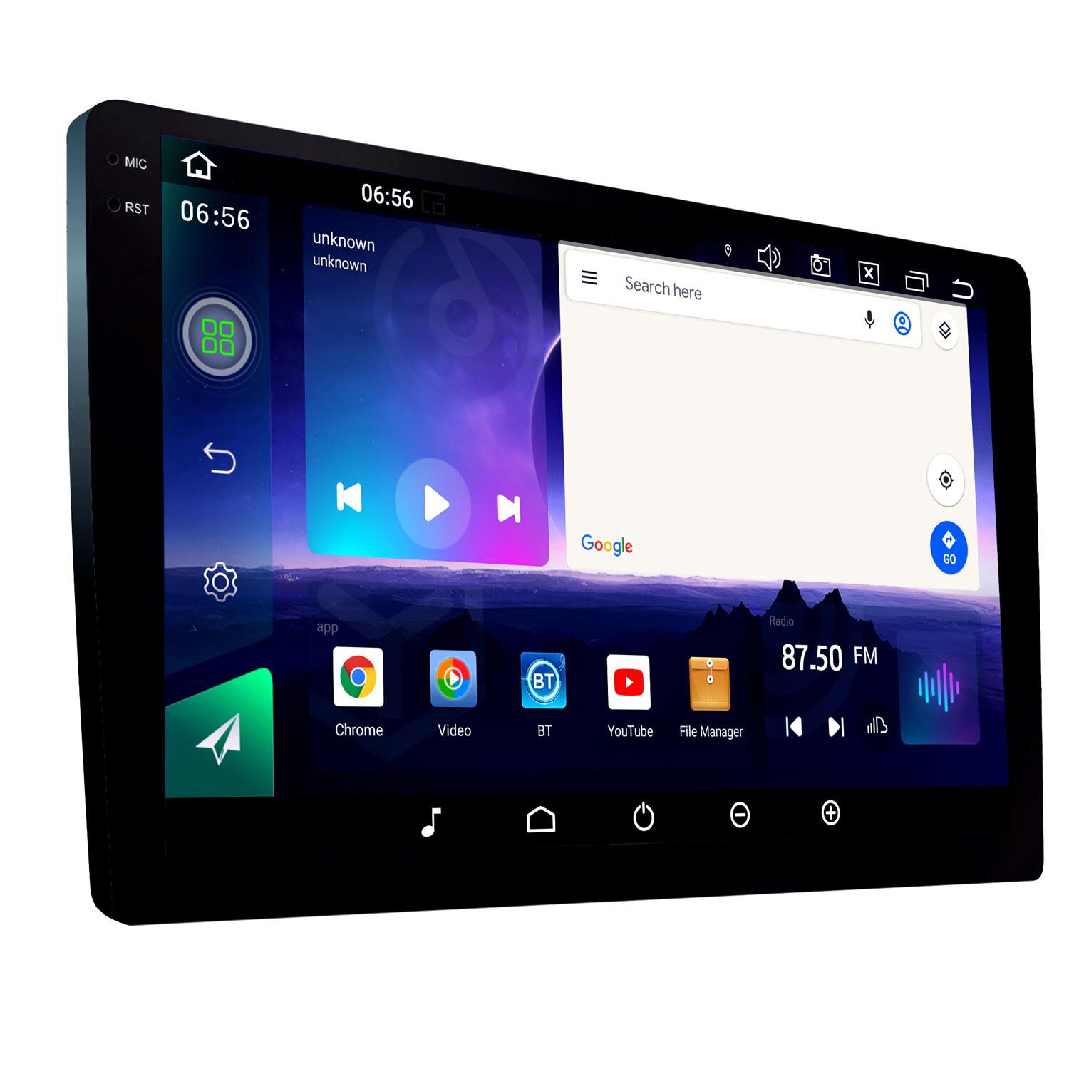 Radio Auto Android Resoluci&oacute;n 2k De 9,5 Con 4gb Ram Aw-2k image number 1.0