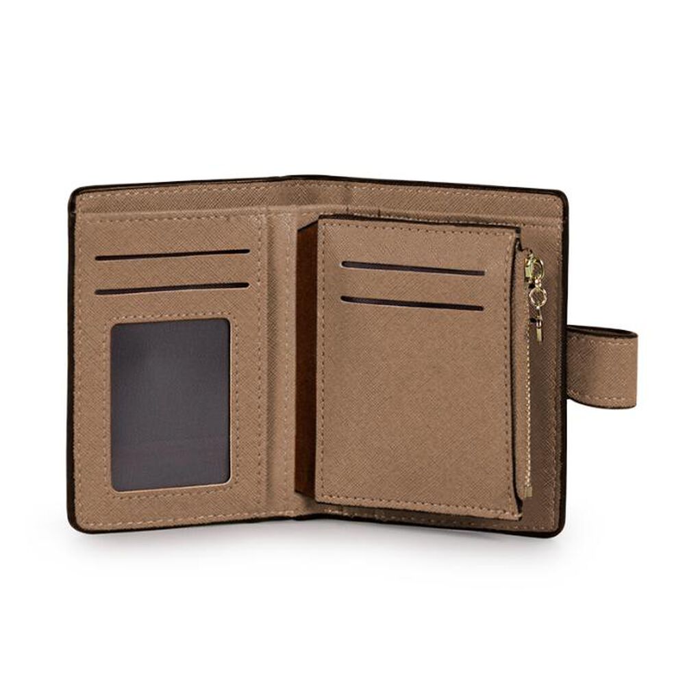 Billetera Mujer Briana Taupe Carven image number 2.0