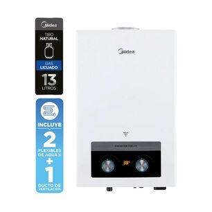 Calefont Midea MGWH10-20EQPCLW-GN / 10 Litros / Natural
