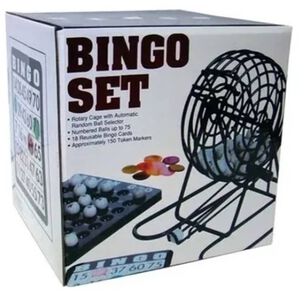 Bingo Completo Incluye Tombola Fichas Pelotas Juego