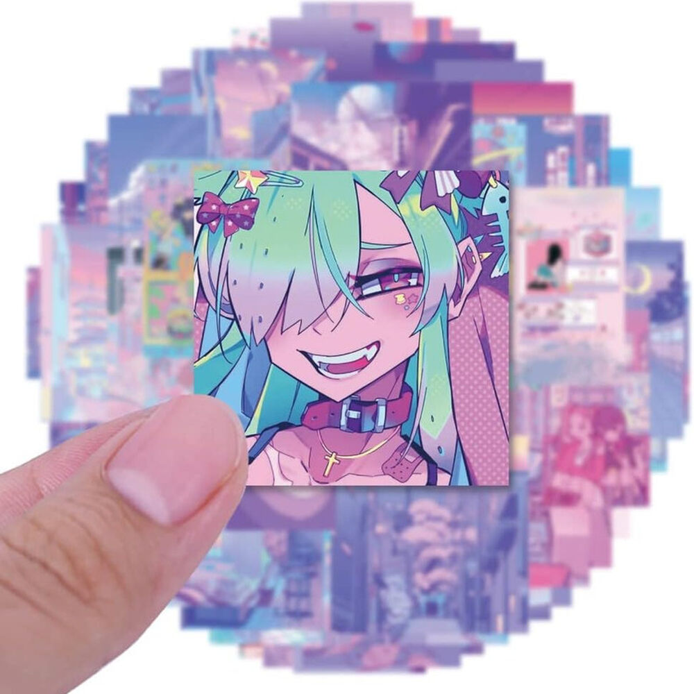 Stickers Aesthetic Mural Pegatinas (60 Unidades) image number 0.0
