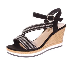 Sandalia Terrapl&eacute;n Negro Andarina Art. 5a89835black