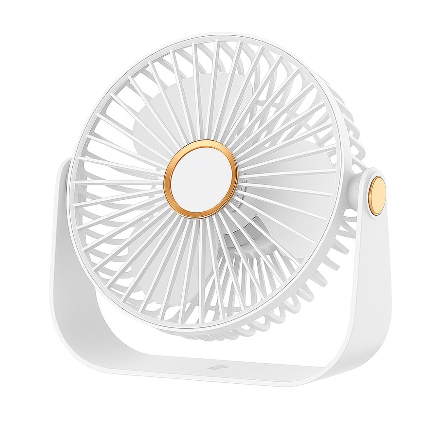 Ventilador De Escritorio Port&aacute;til Usb Con Luz Recargable 17 Cm image number 0.0
