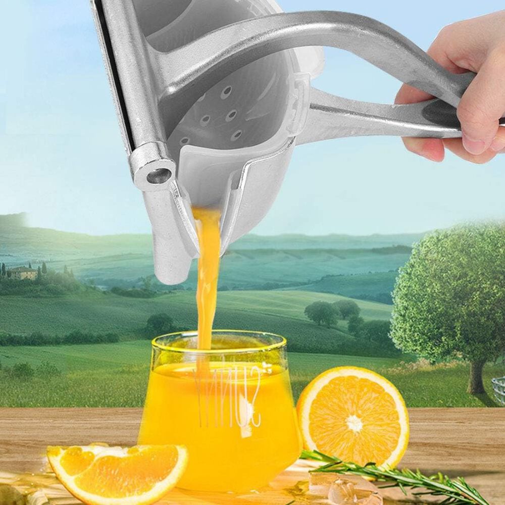 Exprimidor Manual De Jugos Frutas Limon De Aluminio image number 1.0