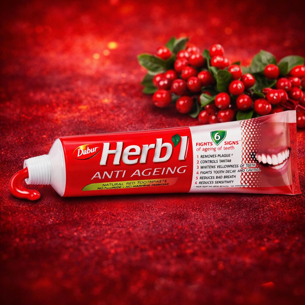 Pasta Dental Herb'l Anti Envejecimiento + Cepillo De Dientes 150gr image number 2.0