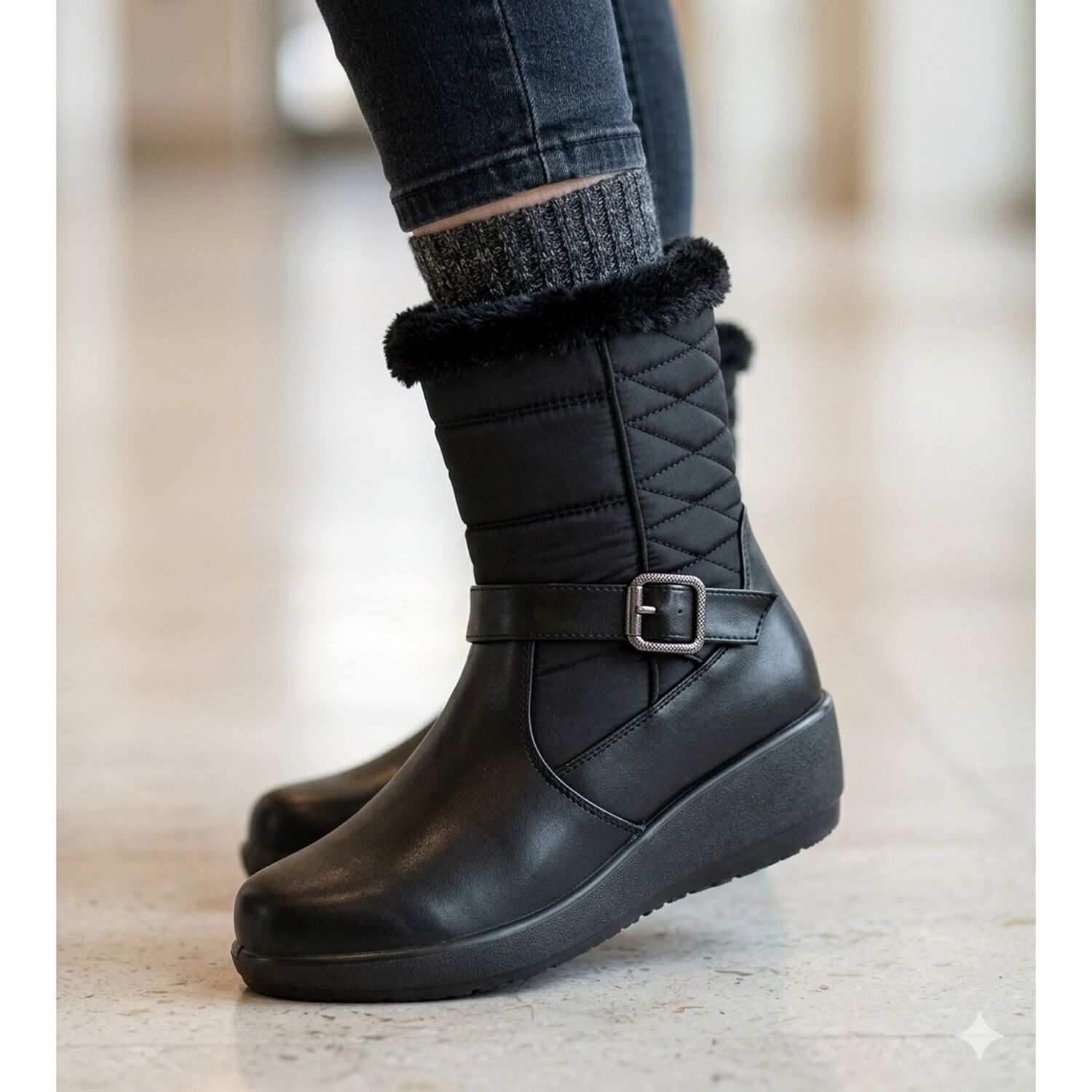 Bota Raisa Negro Passer image number 5.0