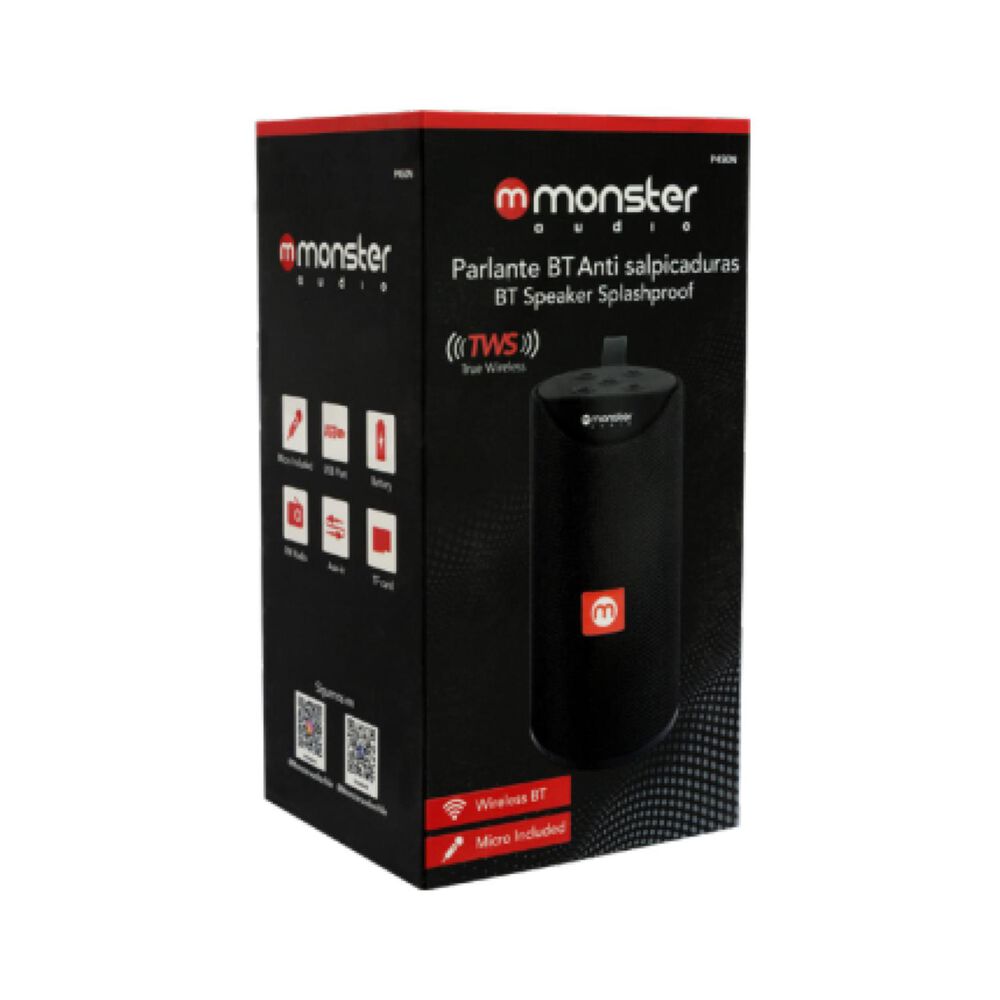 Parlante Inalambrico Bluetooth Tws Aux Micro Sd Rojo image number 1.0