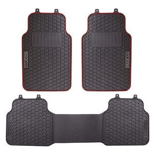 Piso Alfombra Auto Goma Set Sparco - Spf500