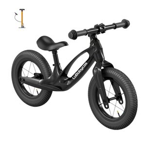 Bicicleta De Equilibrio Convertible Aro 12 Y 14 Negra