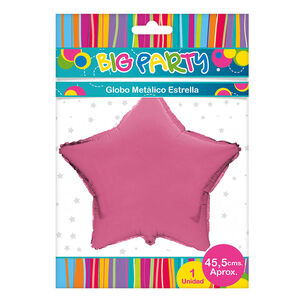 Globo Metalico Estrella Col Surtidos 18" (47x45,5cm)