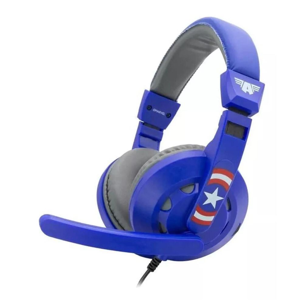 Kit Gamer Teclado Mouse Audifonos Capitan America Infantil image number 3.0