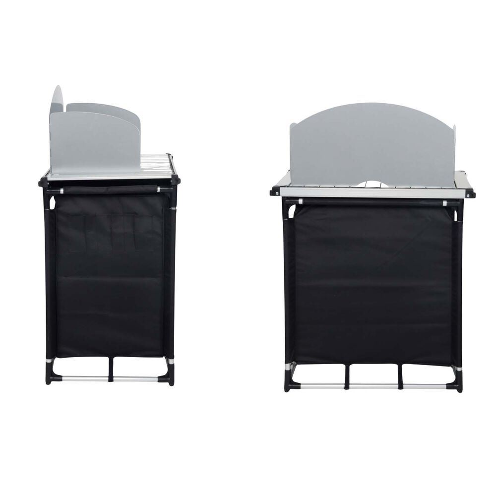 Mesa De Cocina Plegable Camping Negra image number 5.0