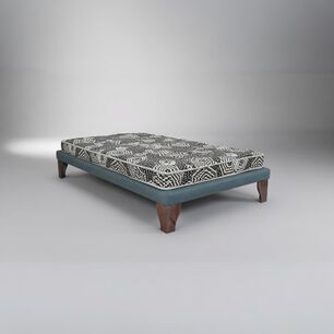 Cama 1.5 Plaza Box 8 Cm L190 Cm + Colchon Modelo Ideal / Con Patas De 11 Cm (gris)