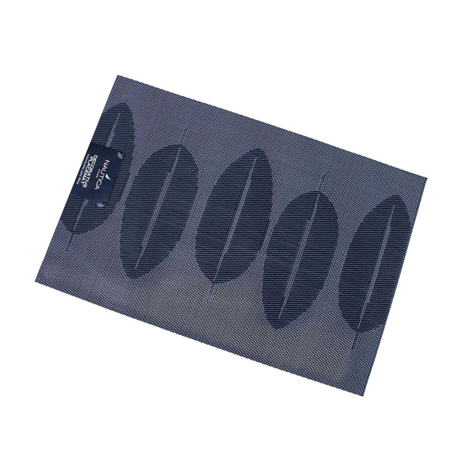 Individual De Mesa Nautica Home 45x30cm Reversible Hojas Azul image number 3.0