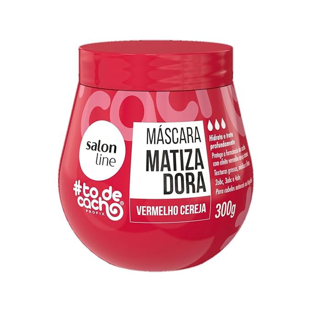 Mascara Matizadora To De Cacho Rojo Cereza 300gr Salon Line image number 0.0
