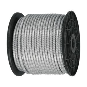 Piola Cable De Acero 3 A 4 Mm Forrado Pvc 100 Metros