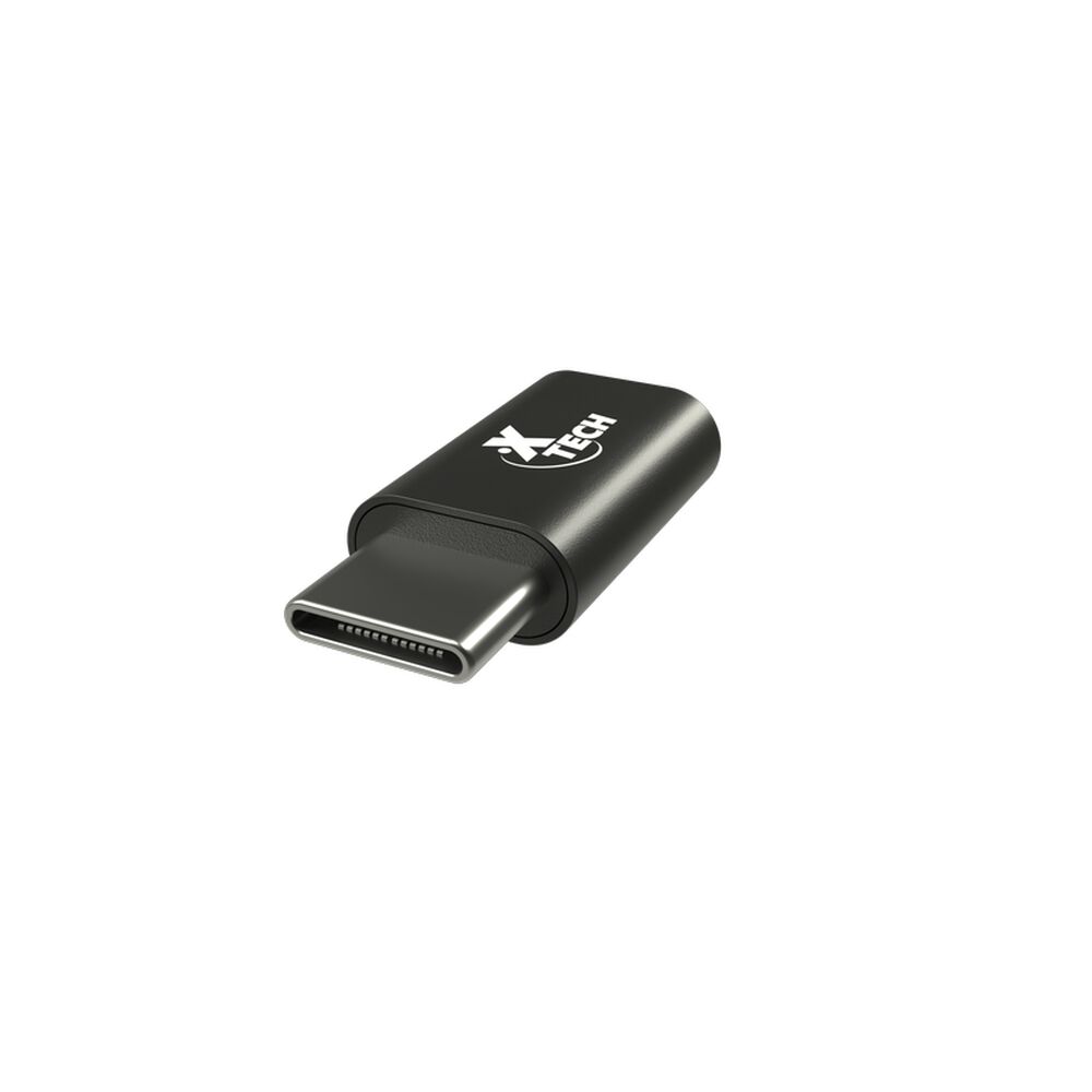 Adaptador Conector Tipo C Macho A Micro-usb 2.0 Hembra Negro image number 0.0