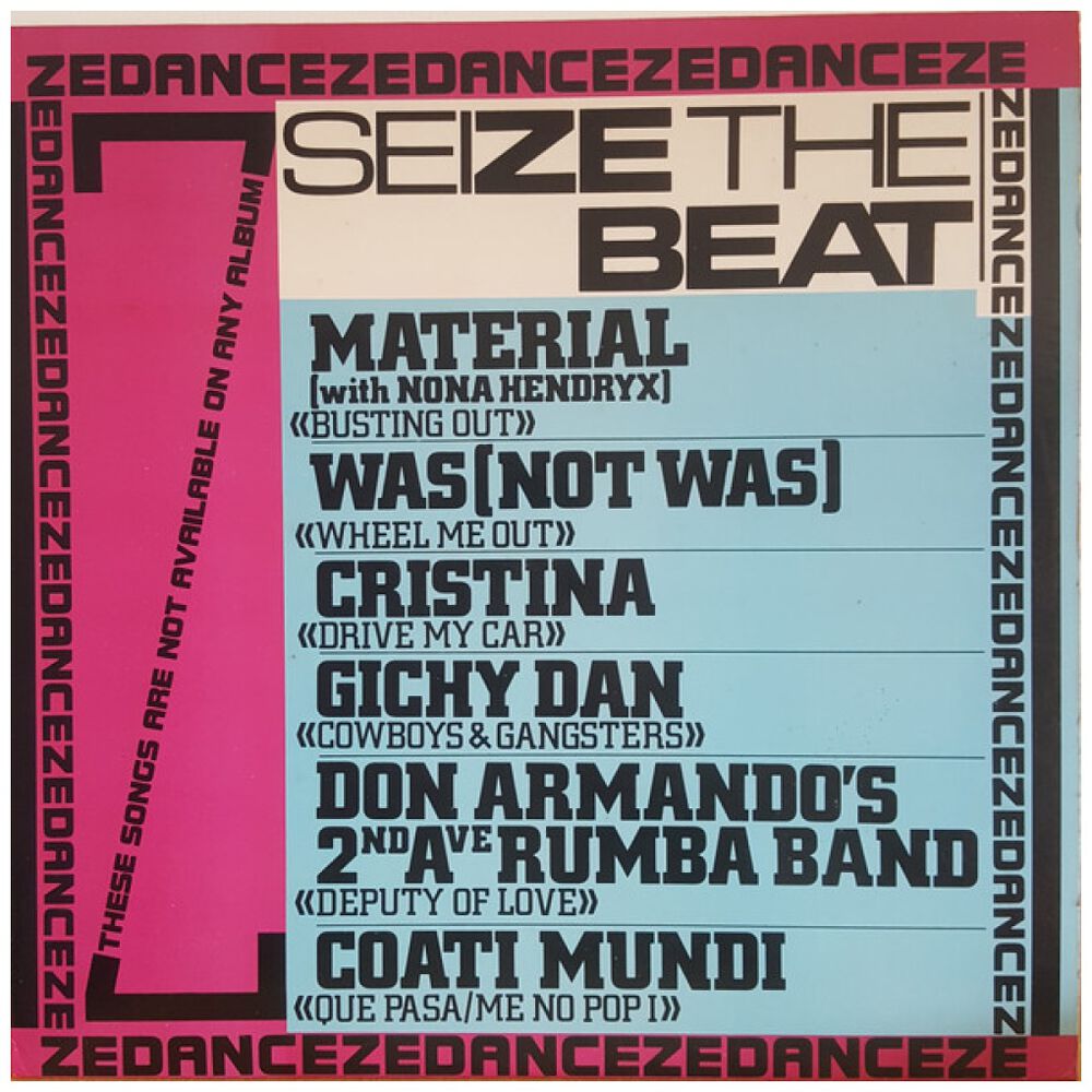 Seize The Beat - Dance Ze Dance - Various Artist | Vinilo Usado image number 3.0