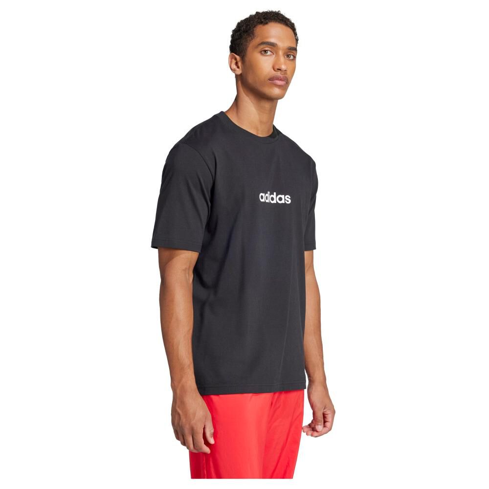Camiseta Essentials Linear Single Jersey Adidas image number 1.0
