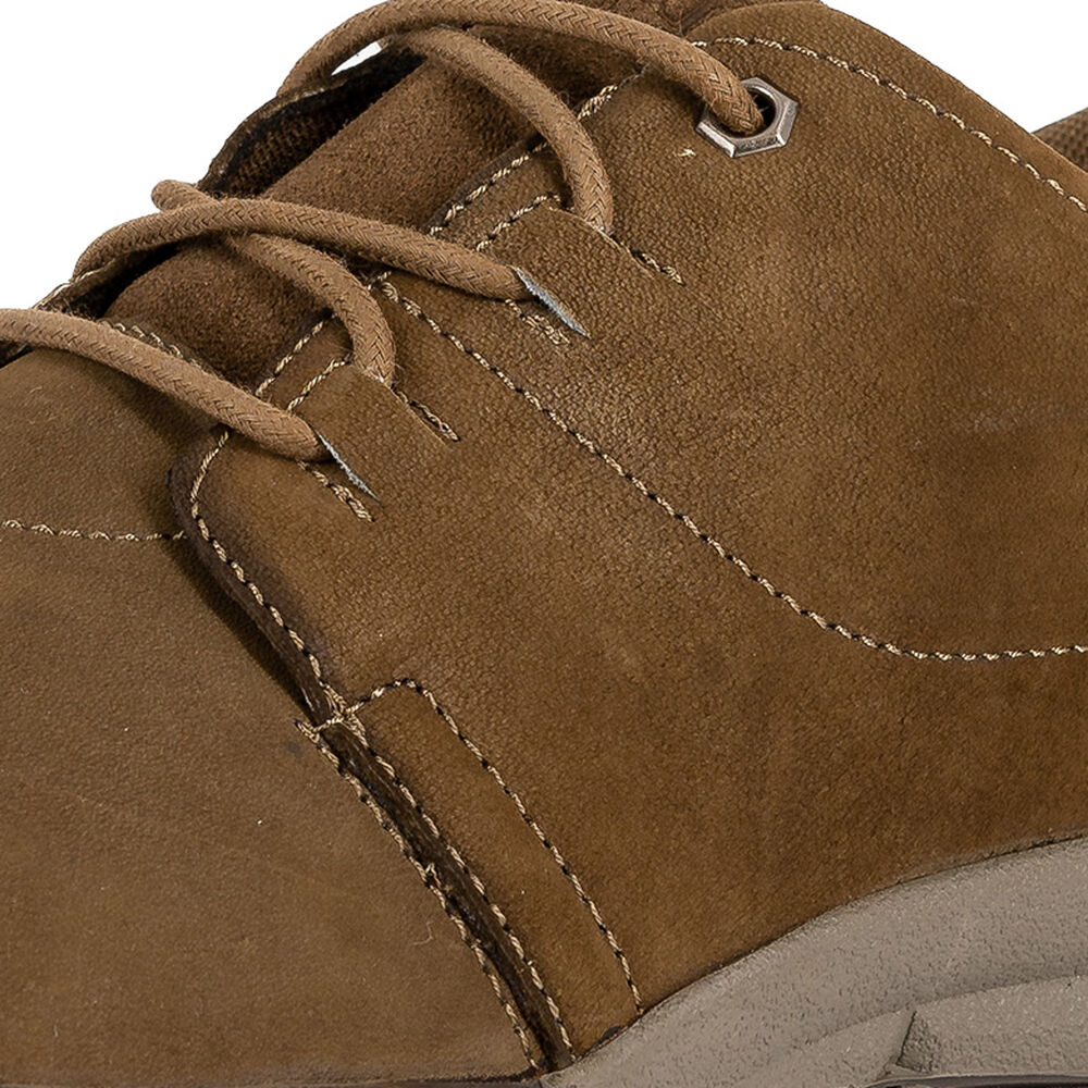 Zapato De Cuero Brezo Khaki London Adixt image number 3.0