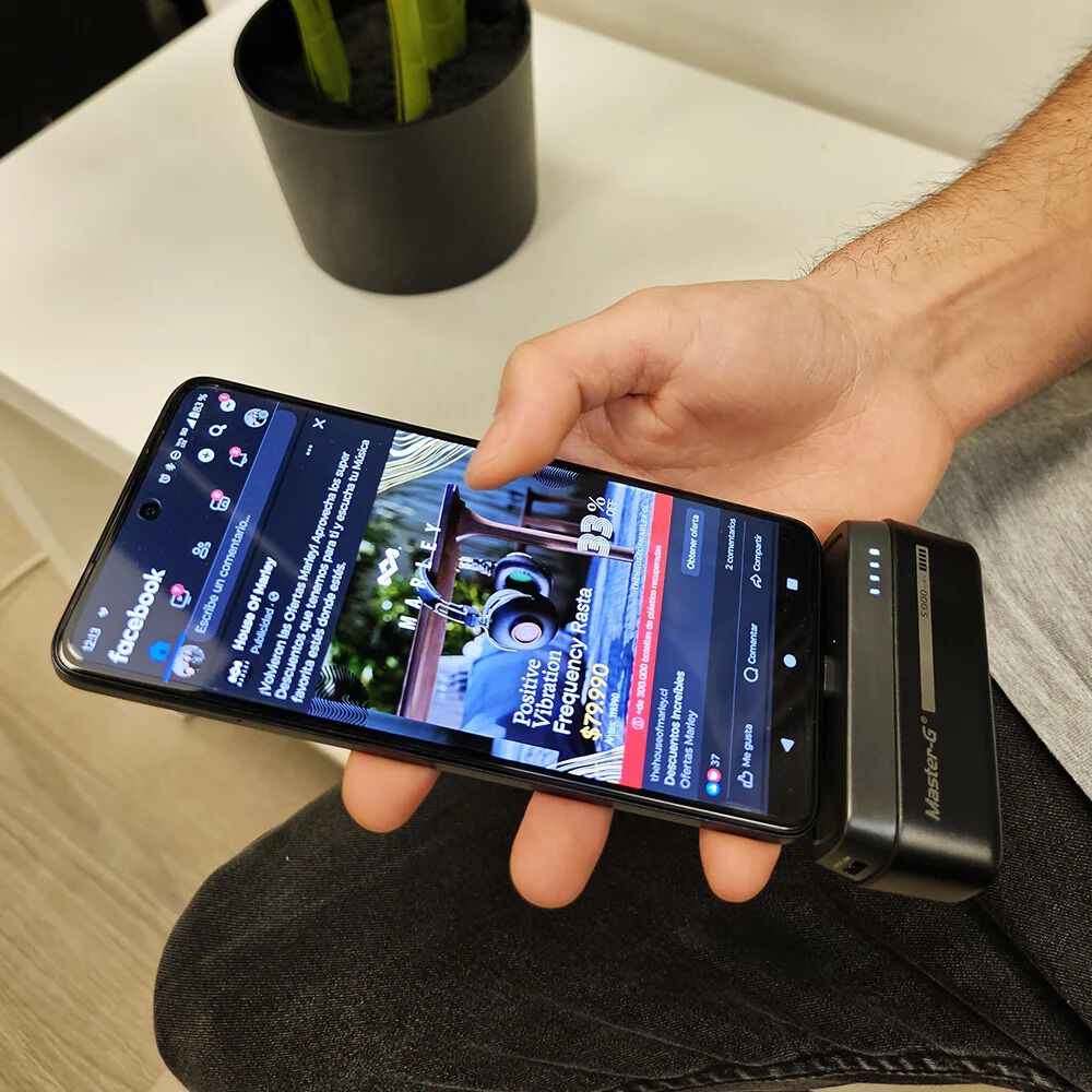 Master-g Cargador Port&aacute;til Power Bank Pocket 5000mah Usb-c - Negro image number 4.0