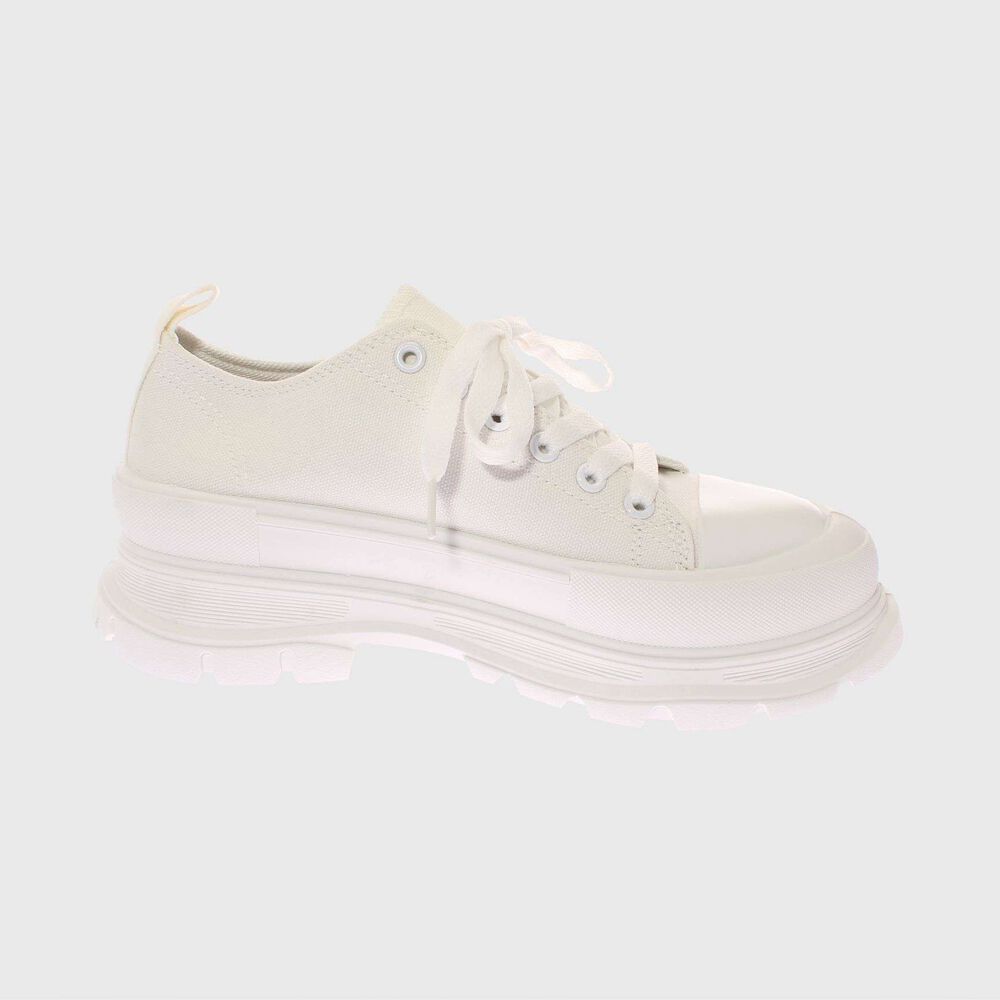 Zapatilla Lona Blanco Vía Franca Art. 5by223white image number 3.0