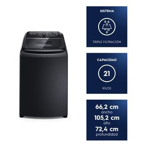 Lavadora Autom&aacute;tica 21kg Carga Superior Expert Leb21 Negra