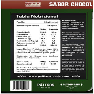 Proteina Vegetal 100%soya (sabor Chocolate)