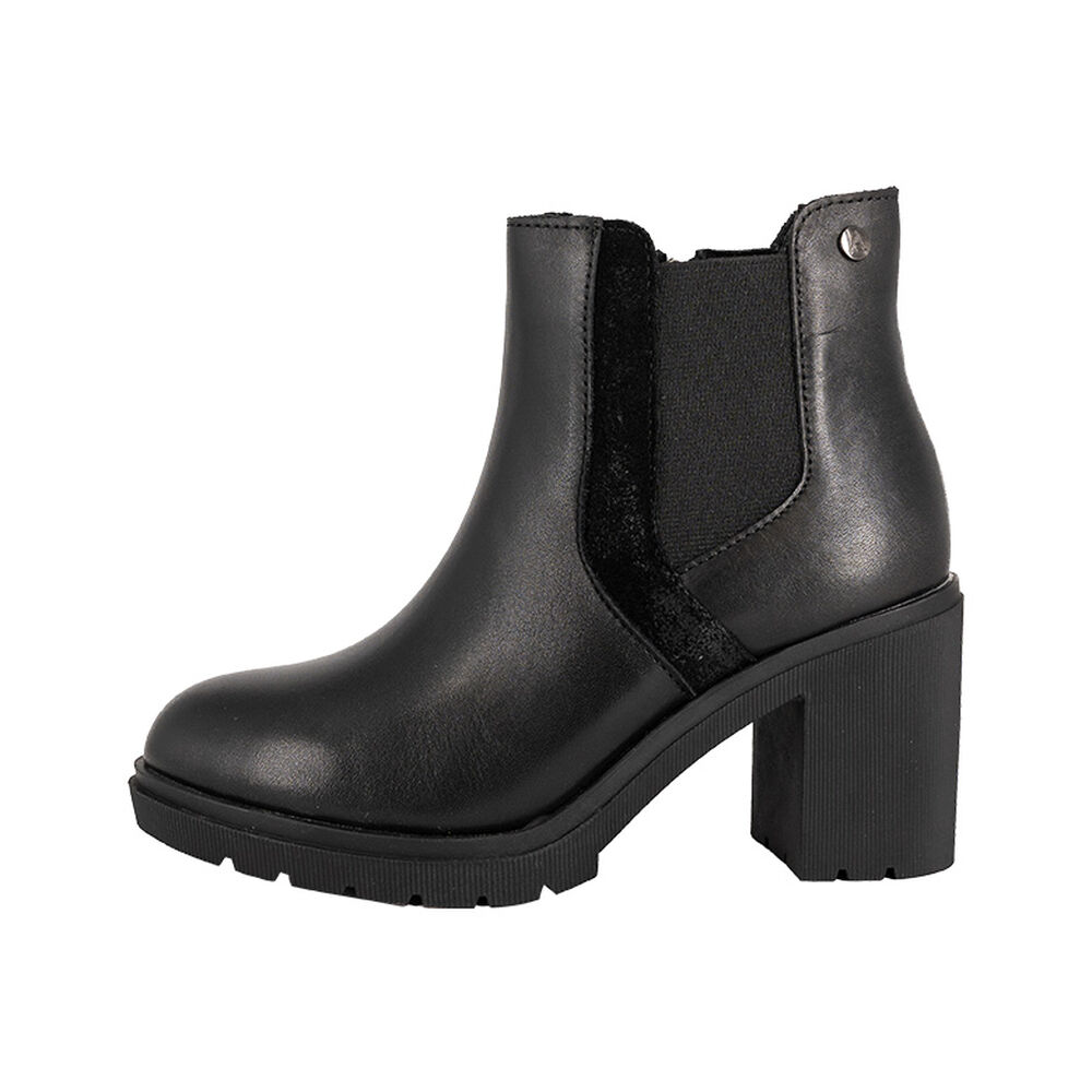 Botin De Cuero Zanra Negro Alquimia image number 1.0