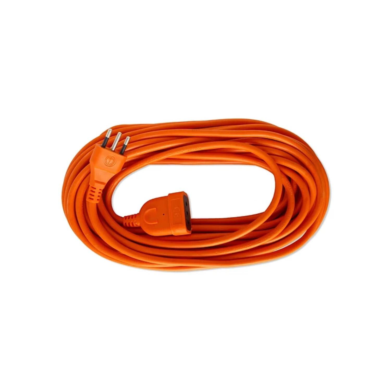 Alargador Extension De Corriente 10mts 10a Naranja image number 1.0