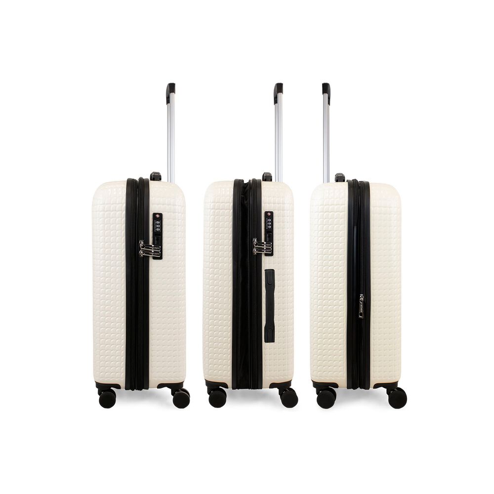 Pack 2 Maletas Donna Karan Hot Town S 10k + M 20k Blanca Dkny image number 6.0